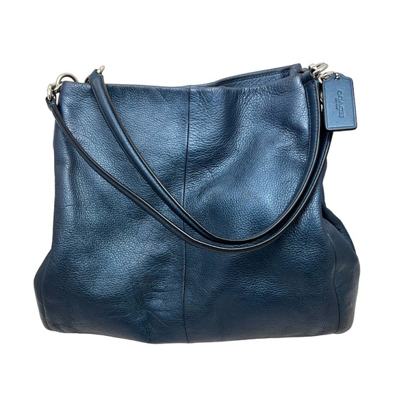 Coach Phoebe Navy Shoulder Bag F32723 / F1157 - Picture 3 of 9